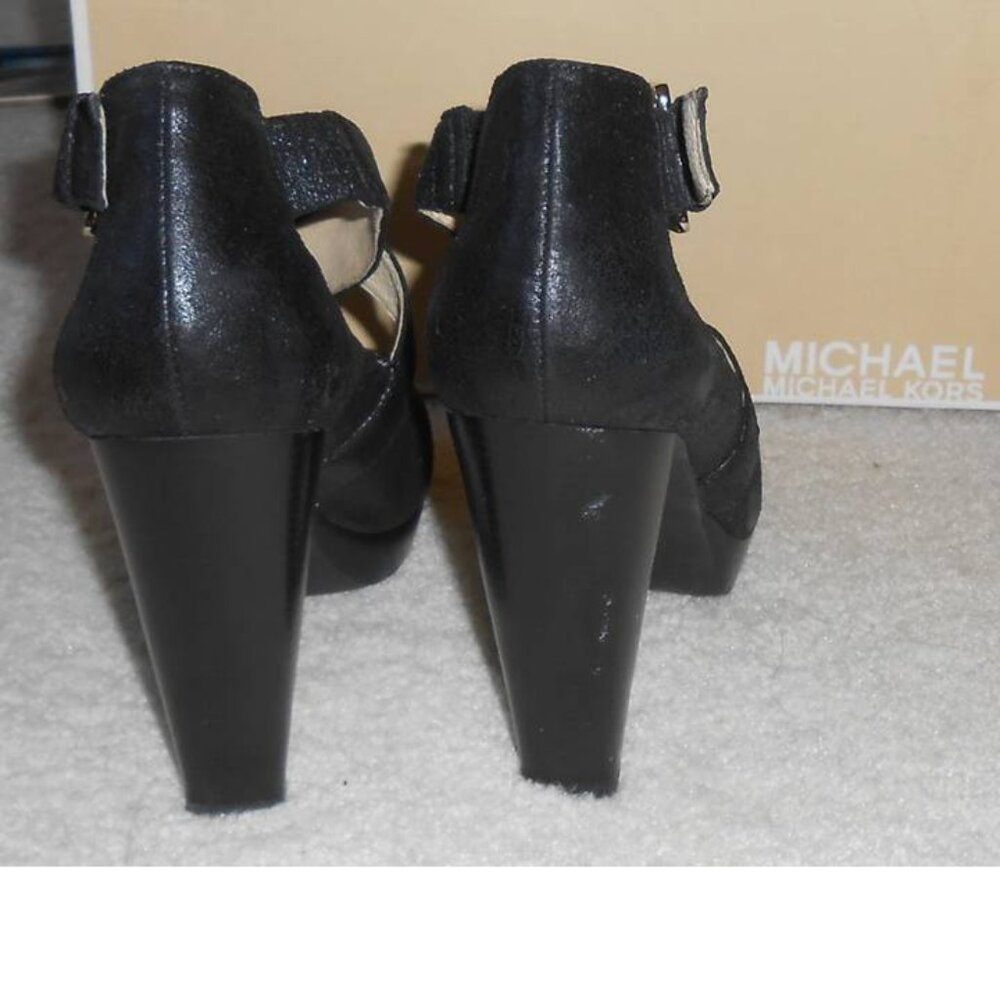 MICHAEL KORS Kinkade platform heels sz 10 w/box - Picture 6 of 7